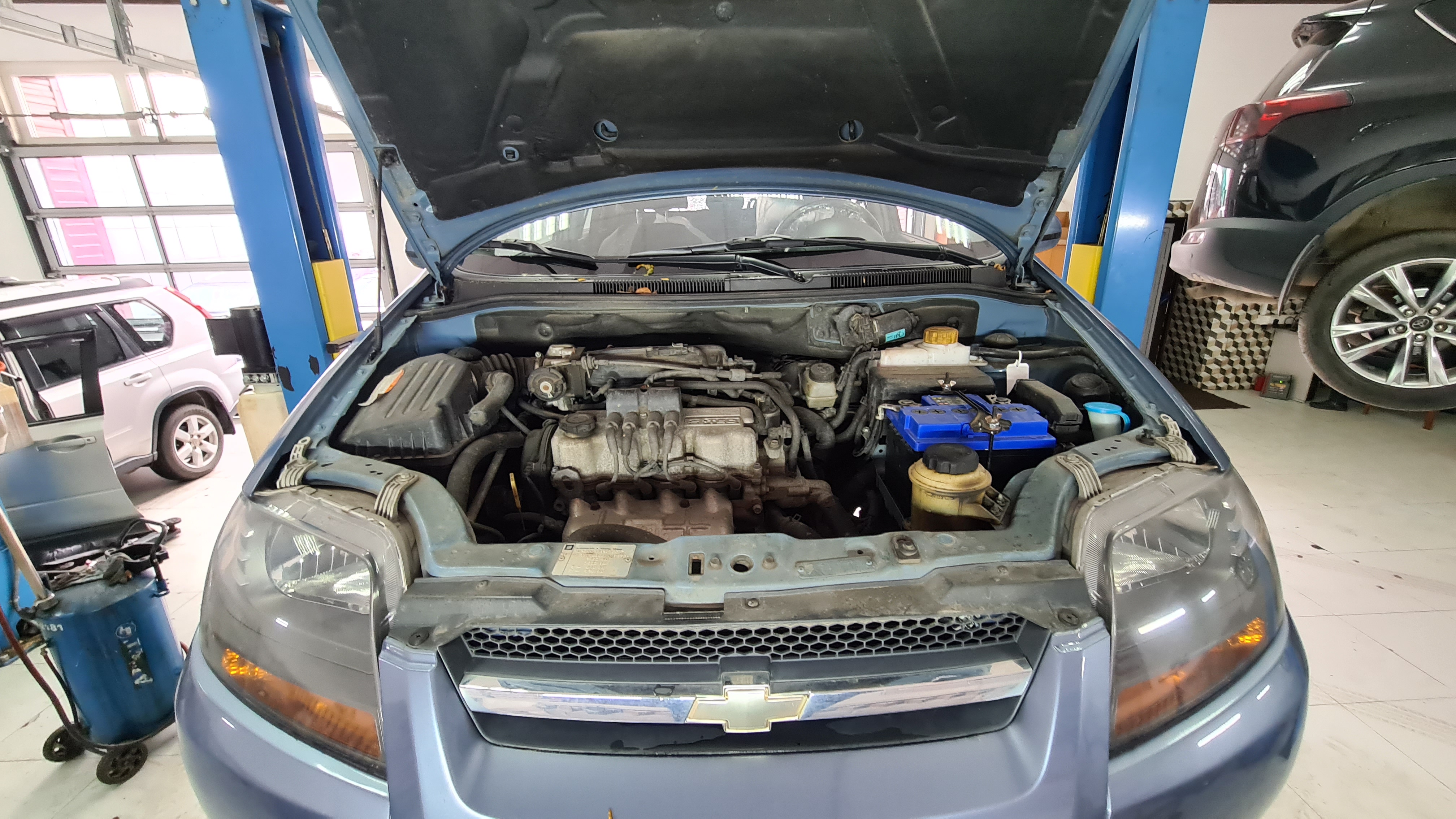 Диагностика двигателя Chevrolet Aveo