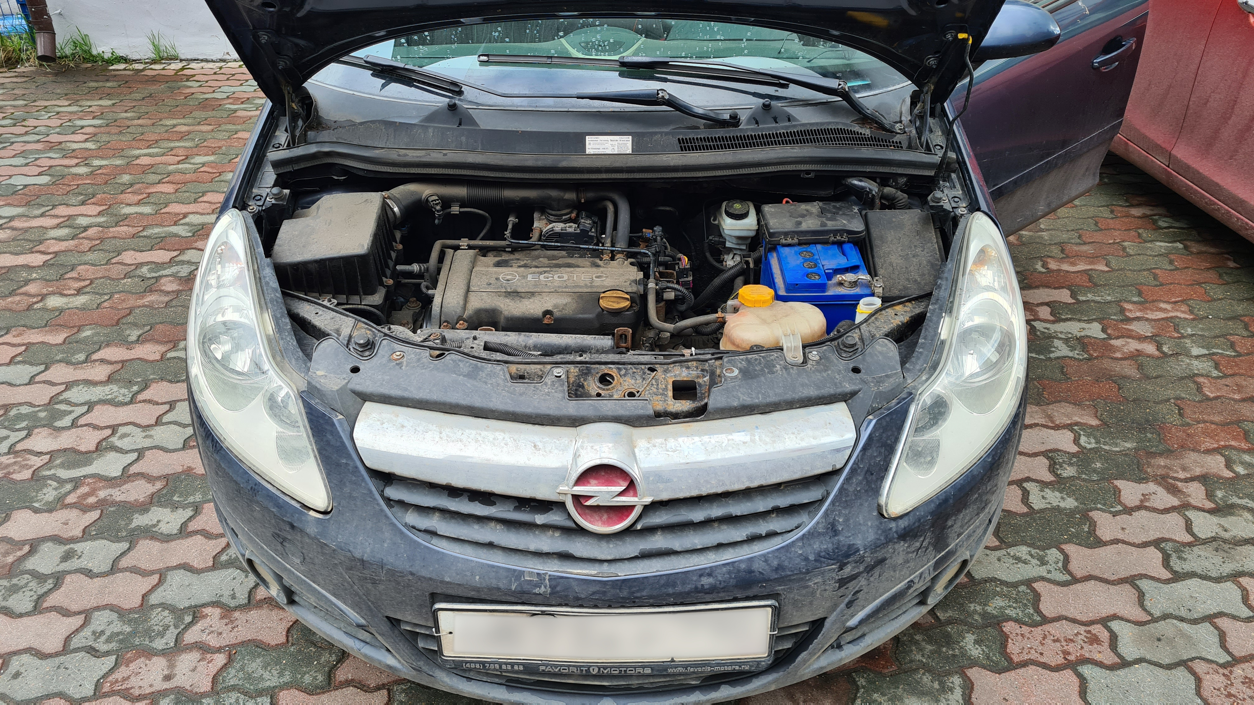 Диагностика мотора Opel Corsa